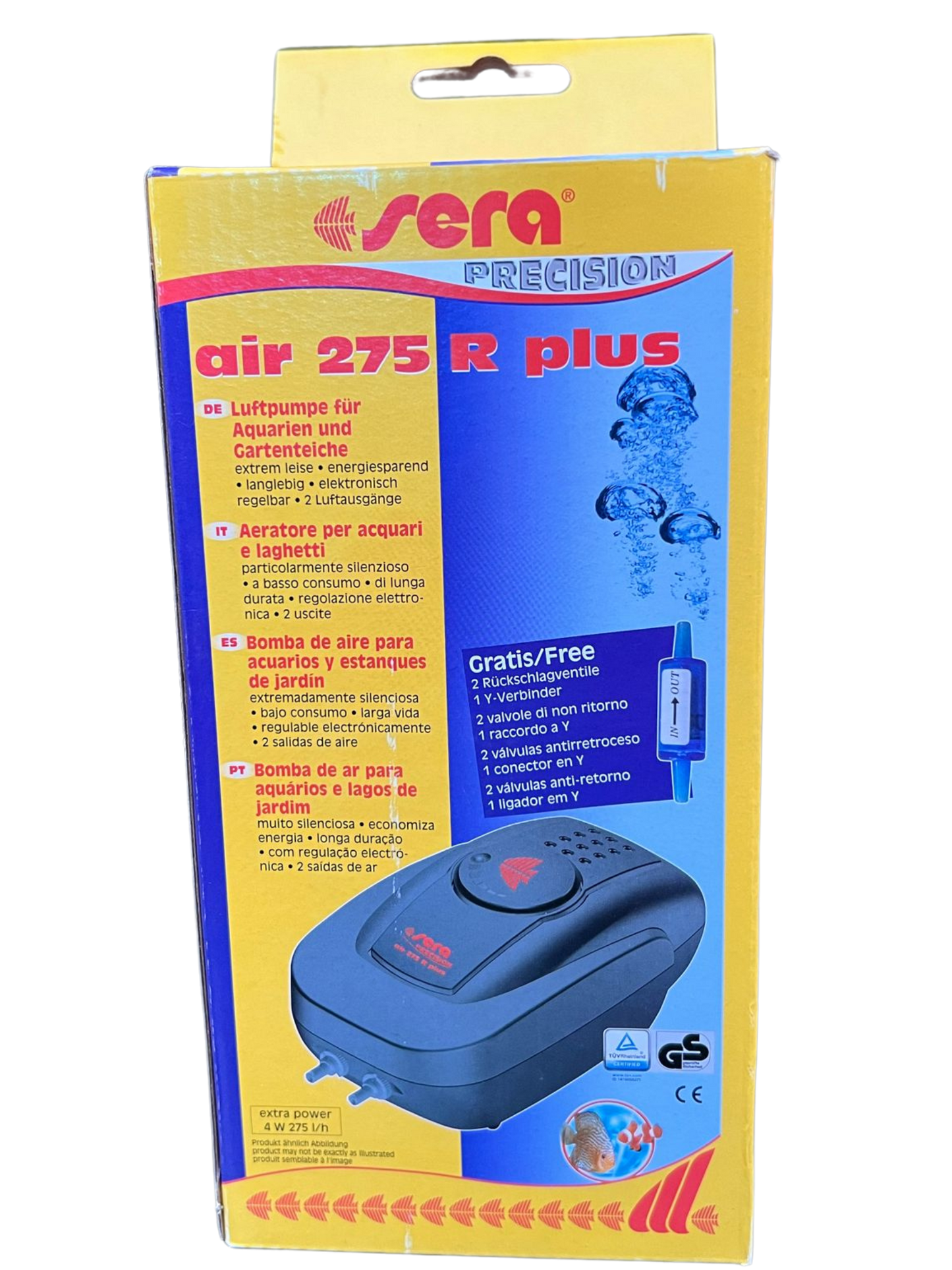 משאבת אוויר סרה 2 יציאות- Air 275 R Plus