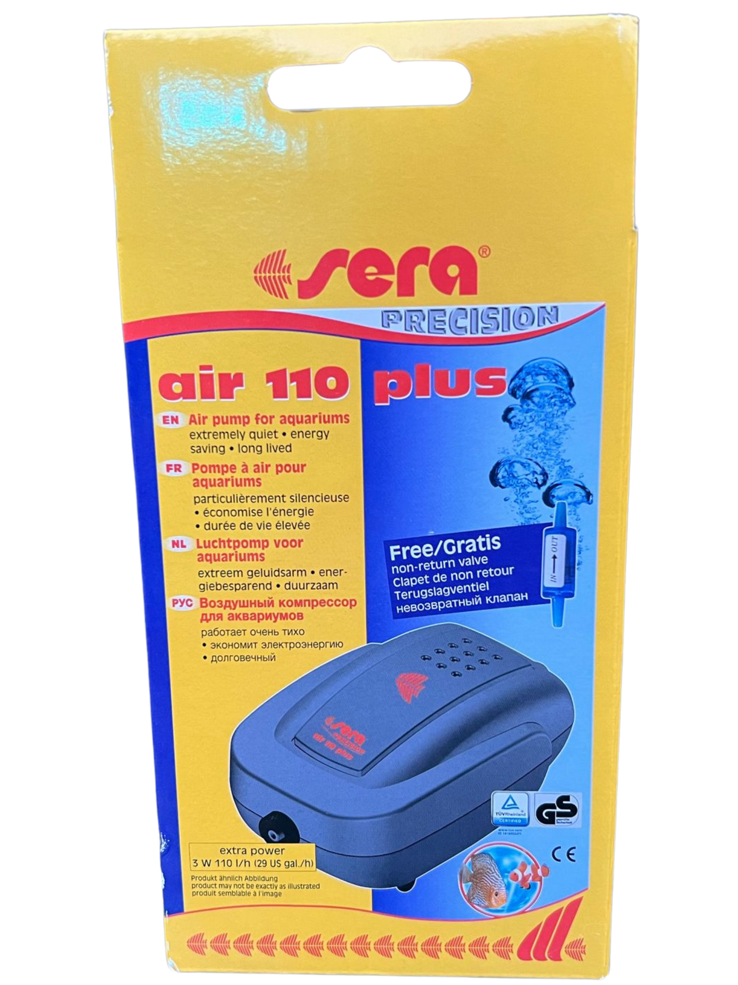 משאבת אוויר סרה יציאה אחת- Air 110 Plus Sera