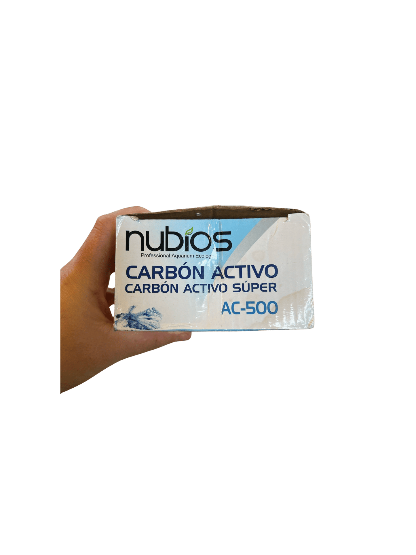 פחם פעיל עם רשת לאקווריום של Nubios