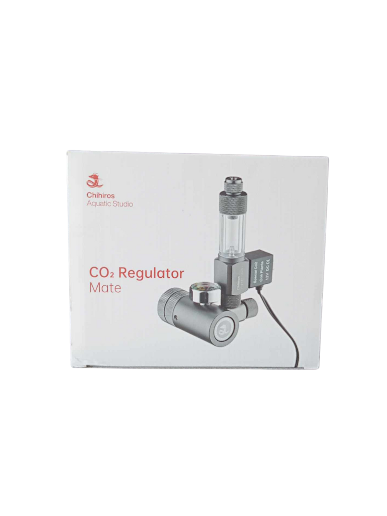 "וסת CO₂ Chihiros Regulator Mate- וסת איכותי עם שסתום סולנואיד 12V, שליטה מדויקת בזרימת פחמן דו-חמצני לאקווריום צמחייה. אמין, קומפקטי וקל לשימוש.