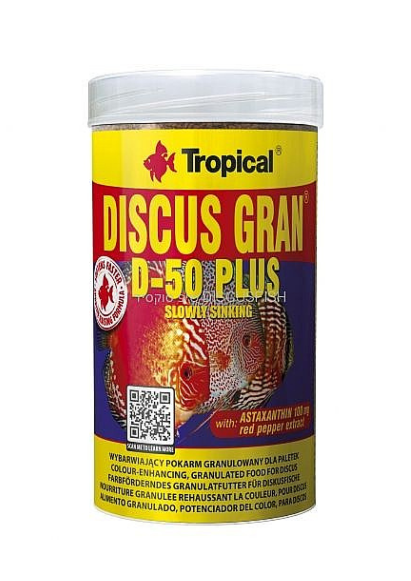 מזון טרופיקל די 50 דיסקוס מגורען- Tropical Discus Gran