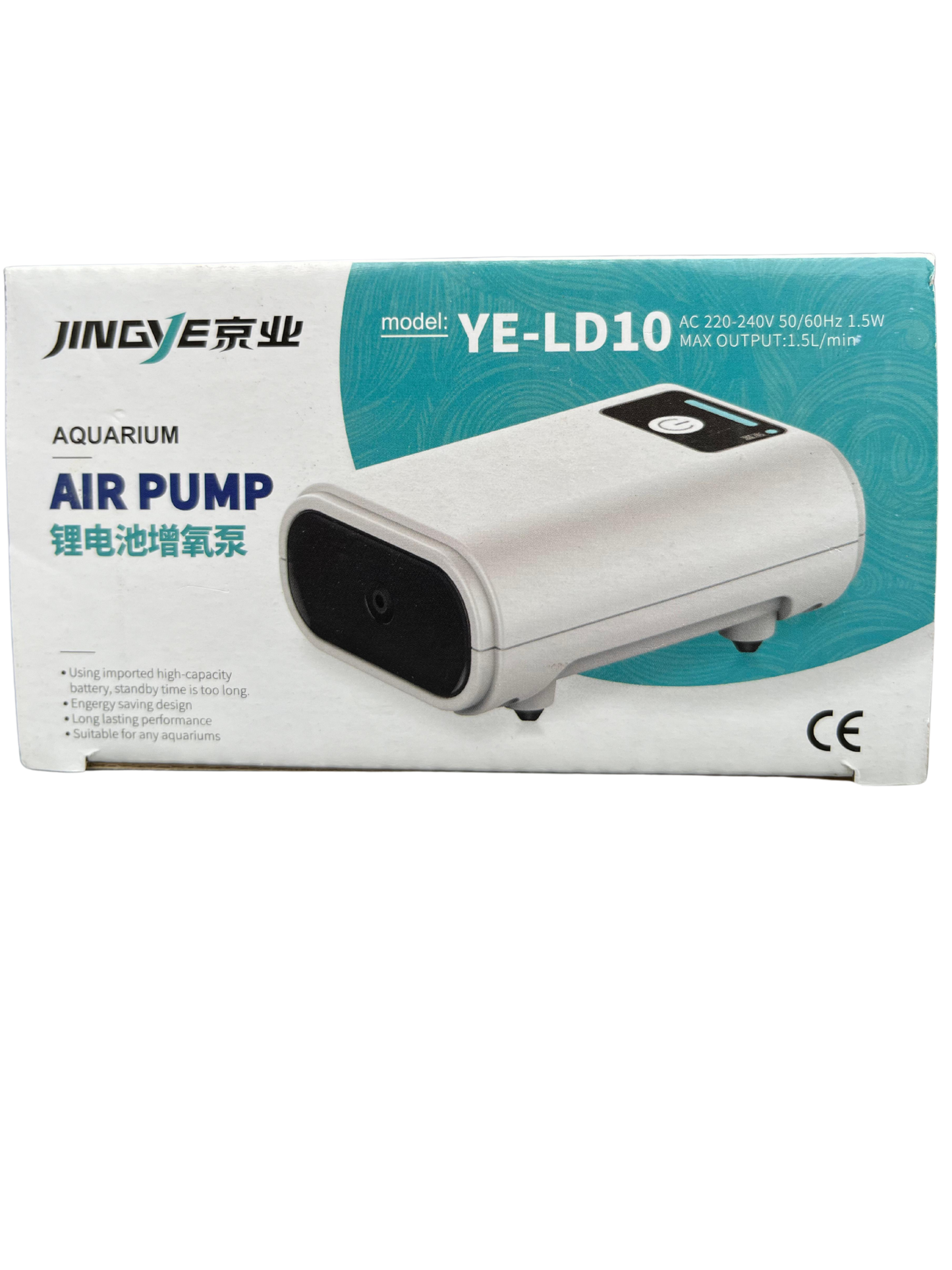 משאבת אויר יציאה 1+בטרייה נטענת 115B- חברת JINGYE