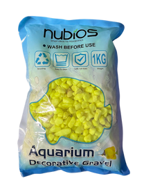 חצץ בצבעים שונים לקישוט האקווריום- nubios