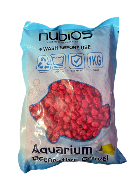 חצץ בצבעים שונים לקישוט האקווריום- nubios