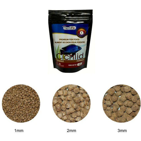 NorthFin Cichlid Formula - מזון לציקלידים 250 גרם (גרגר 1 מ״מ)