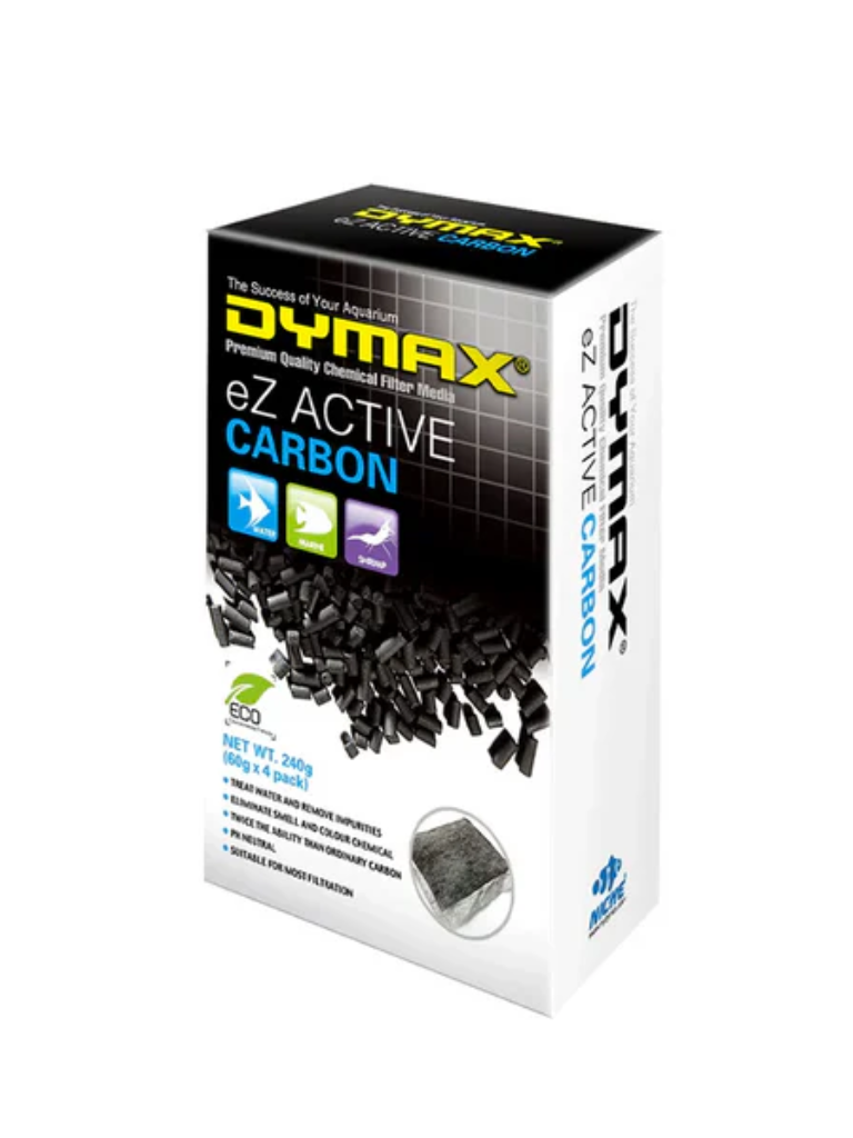 פחם פעיל 500 גרם לאקווריום של חברת דיימקס-Dymax