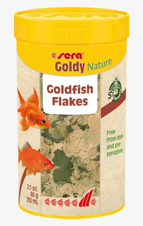Goldy Nature Goldfish Flakes – מזון פתיתים לדגי זהב