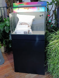 אקווריום UNS 60A – אקווריום זכוכית רימלס לצמחייה ודגי נוי | Aqua Aura