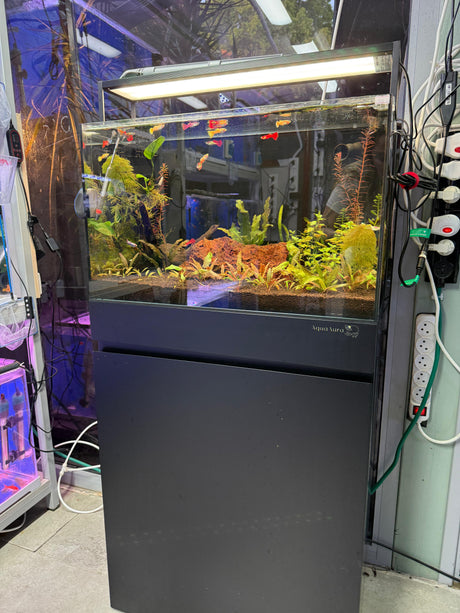 אקווריום קיוב פרימיום UNS 60C - זכוכית Ultra Clear