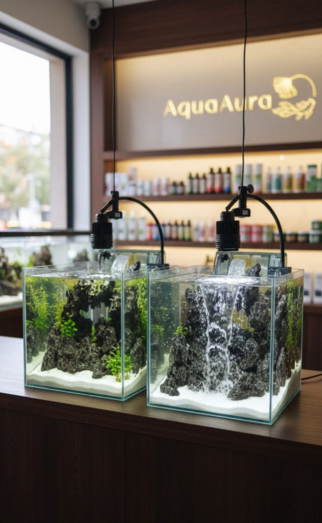 אקווריום מפל חול מובנה